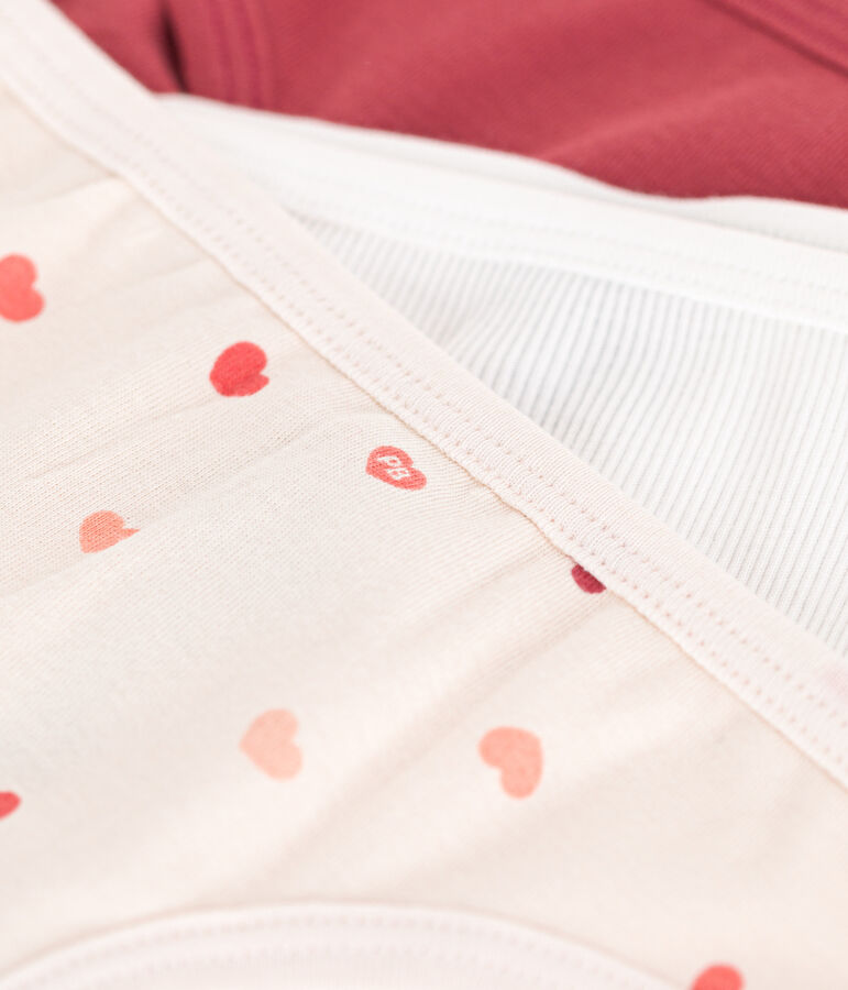 Lot de culottes  en coton et &eacute;lasthanne multicouleur