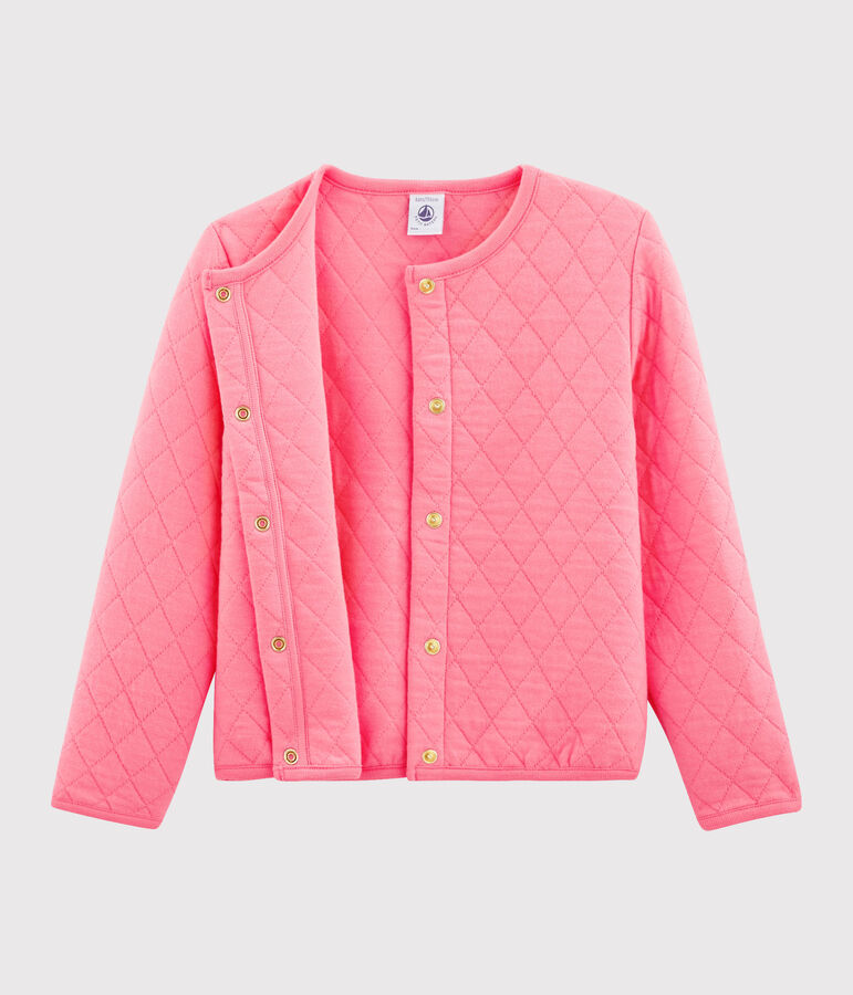 Cardigan enfant fille rose CUPCAKE