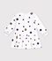 Robe manches longues b&eacute;b&eacute; fille blanc/multicouleur