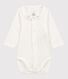 Body à col brodé bébé en coton biologique