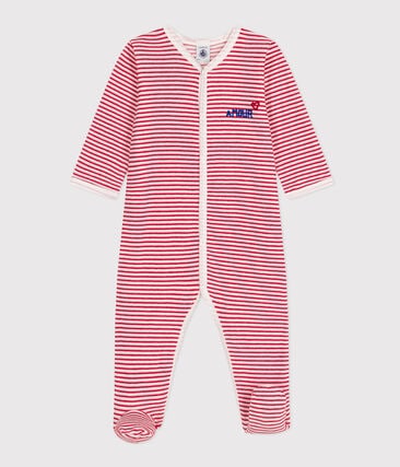 Pyjama bébé amour en velours