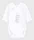 Body croisé manches longues bébé fille-garçon
