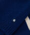 Pull en tricot contenant de la laine bleu MEDIEVAL/ AVALANCHE