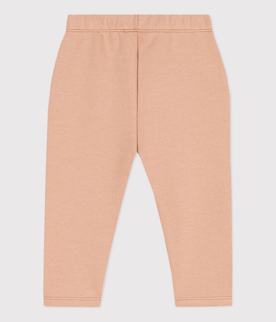 Pantalon bébé en molleton uni beige VINTAGE