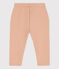Pantalon bébé en molleton uni beige VINTAGE