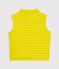 blouson sans manches en tubique matelassé bébé garçon jaune JAUNE