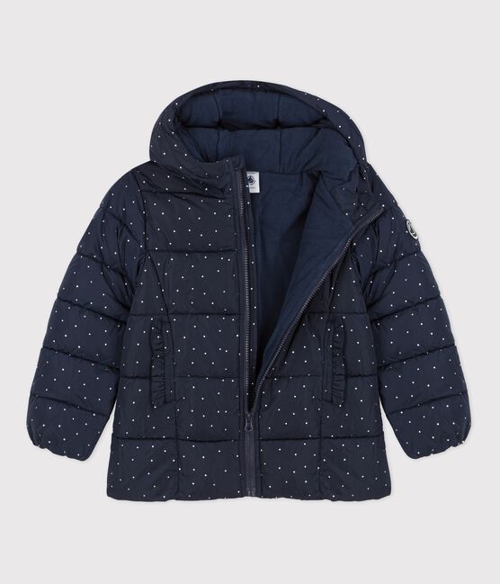 Doudoune enfant fille bleu SMOKING/ ARGENT