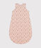 Gigoteuse en velours bébé TOG 3 rose SALINE/blanc MULTICO