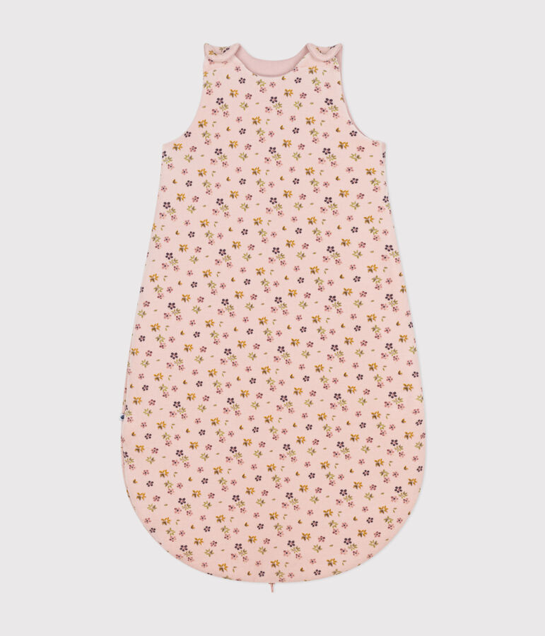 Gigoteuse en velours b&eacute;b&eacute; TOG 3 rose SALINE/blanc MULTICO