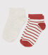Lot de 2 paires de chaussettes enfant garçon