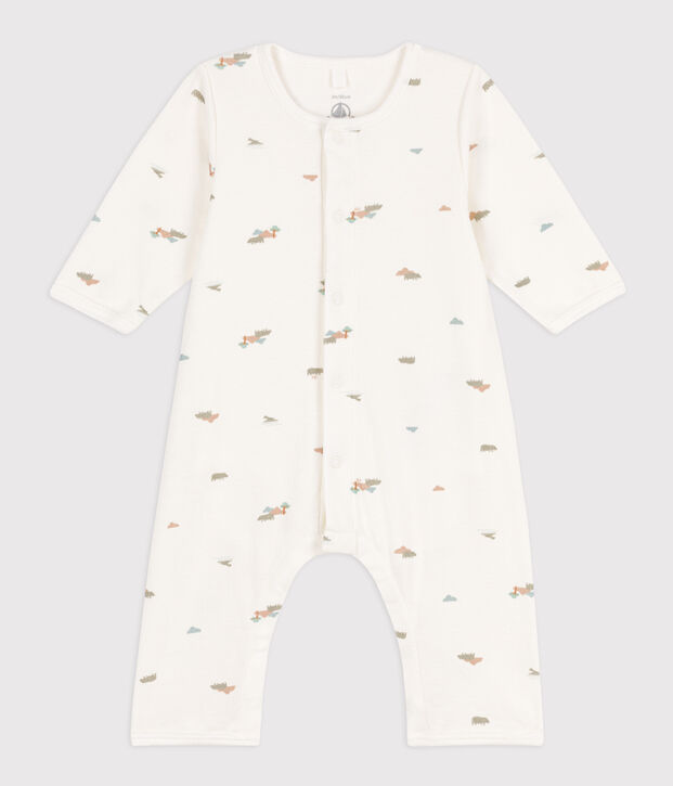 Bodyjama imprim&eacute;s en coton blanc/multicouleur