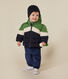 Doudoune colorblock avec capuche bébé