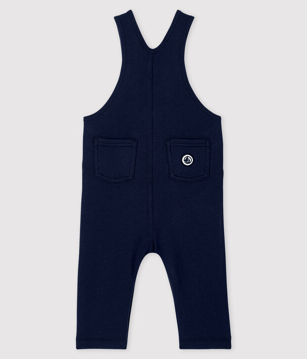 Salopette longue b&eacute;b&eacute; gar&ccedil;on bleu marine