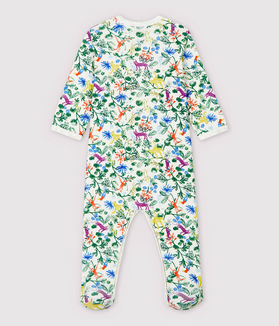 Dors-bien jungle bébé en coton blanc MARSHMALLOW/blanc MULTICO