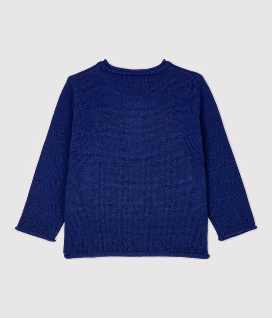 Cardigan en tricot bébé bleu MAJOR