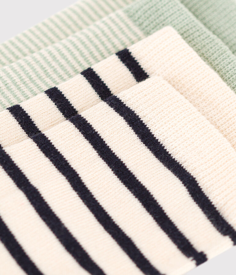 2 paires de chaussettes en coton rayures enfant variante 1