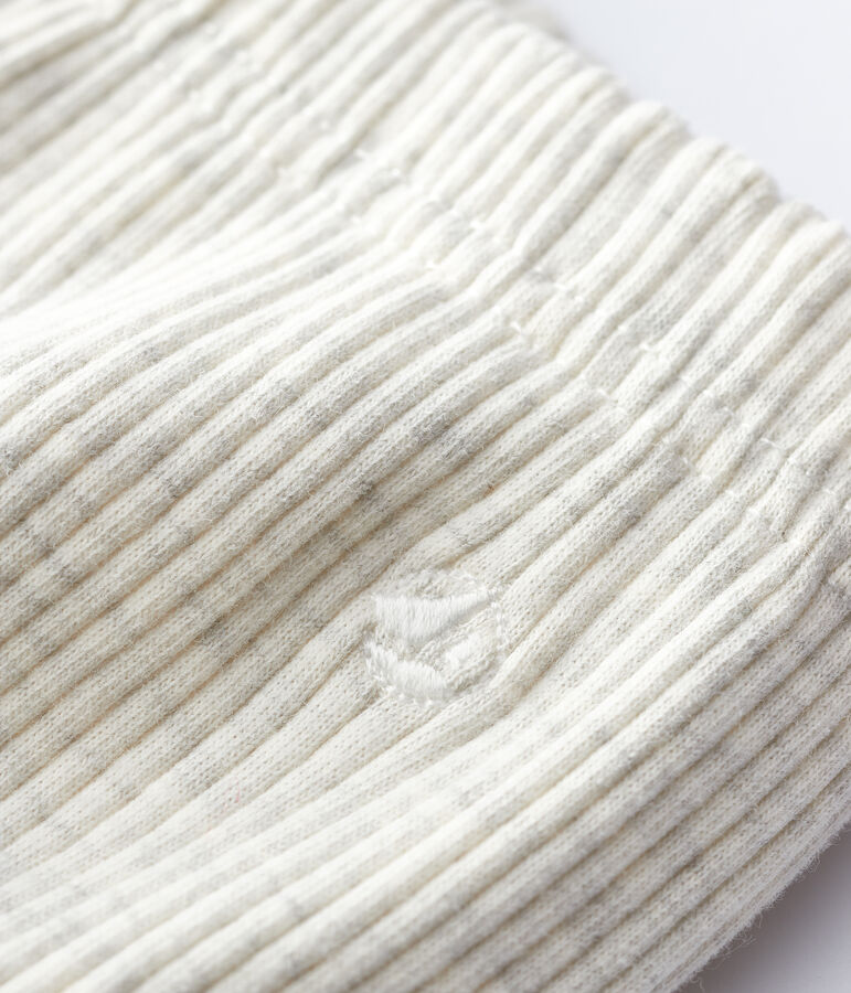 Pantalon sarouel en coton b&eacute;b&eacute;. beige MONTELIMAR CHINE