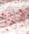 Combinaison longue bébé mixte en tubique rose FLEUR/blanc MULTICO