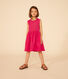 Robe sans manche en lin enfant fille