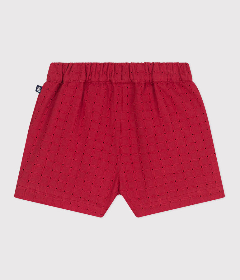 Short b&eacute;b&eacute; en popeline broderie anglaise SPI