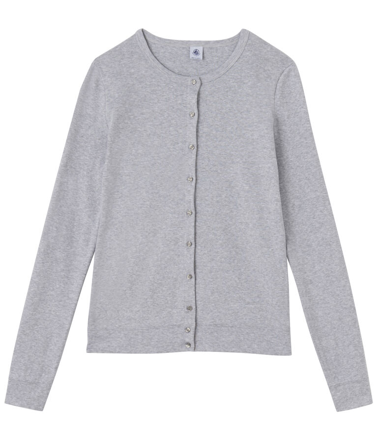 Cardigan femme gris Fumee Chine