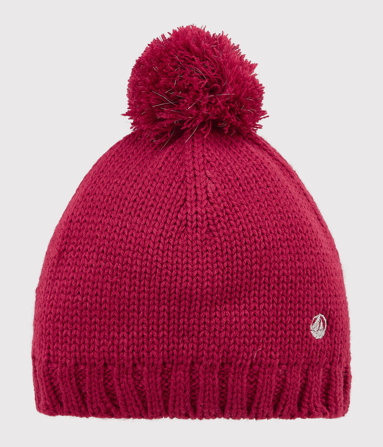 Bonnet enfant fille rose