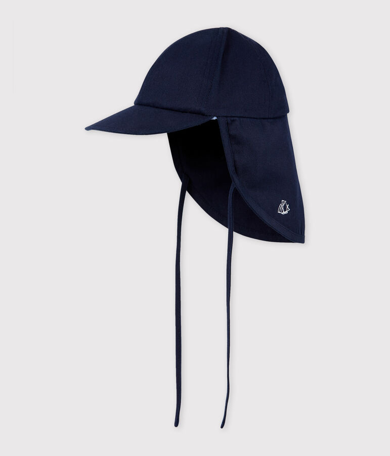 Casquette soleil b&eacute;b&eacute; bleu