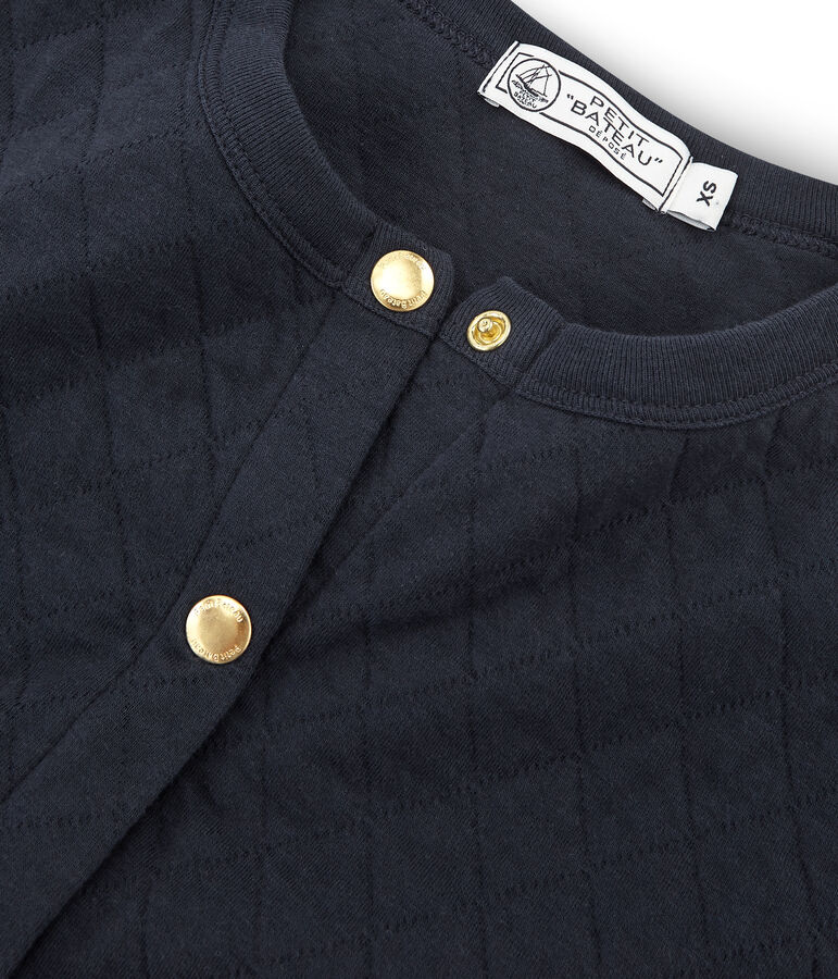 Cardigan tubique femme bleu SMOKING