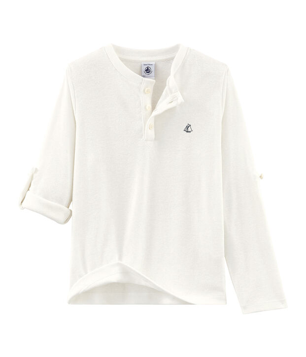 Tee-shirt enfant garcon blanc