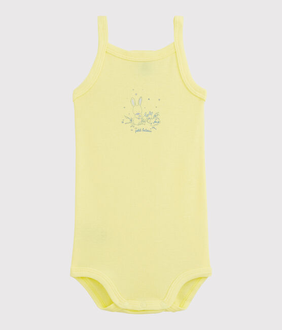 Body à bretelles bébé fille jaune CITRUS