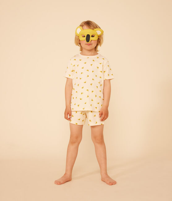 Pyjama short déguisement koala en coton enfant blanc AVALANCHE/ MULTICO
