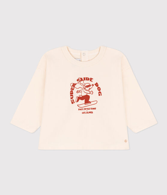 Tee-shirt manches longues en jersey bébé AVALANCHE/ HARISSA