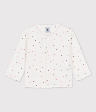 PETIT BATEAU - Chemise en gaze de coton bio bébé