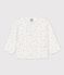Chemise en gaze de coton bio bébé blanc MARSHMALLOW/rouge OMBRIE