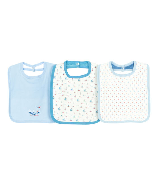 Pochon surprise de 3 bavoirs bébé garçon variante 1