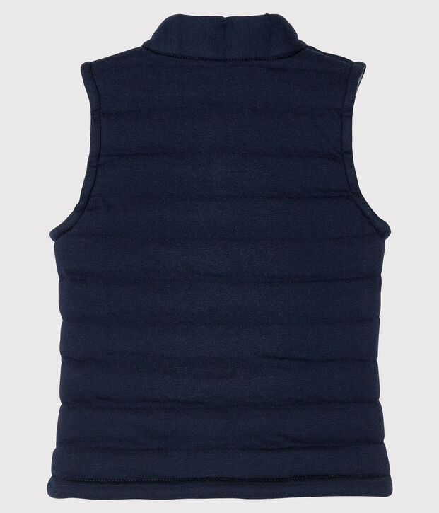 Blouson sans manches b&eacute;b&eacute; mixte bleu marine