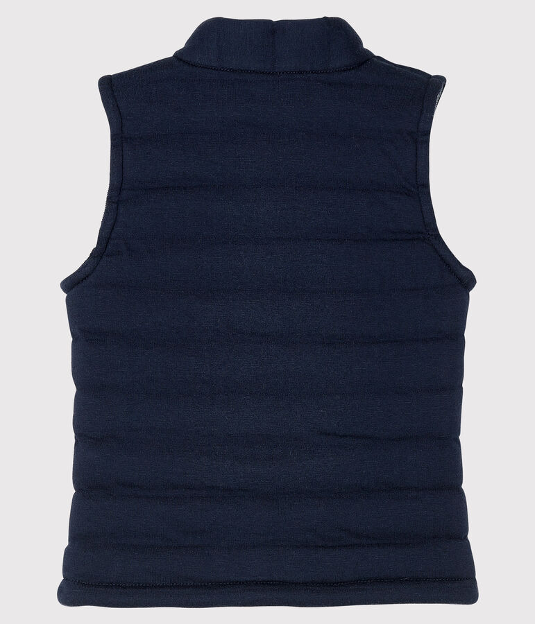 Blouson sans manches b&eacute;b&eacute; mixte bleu