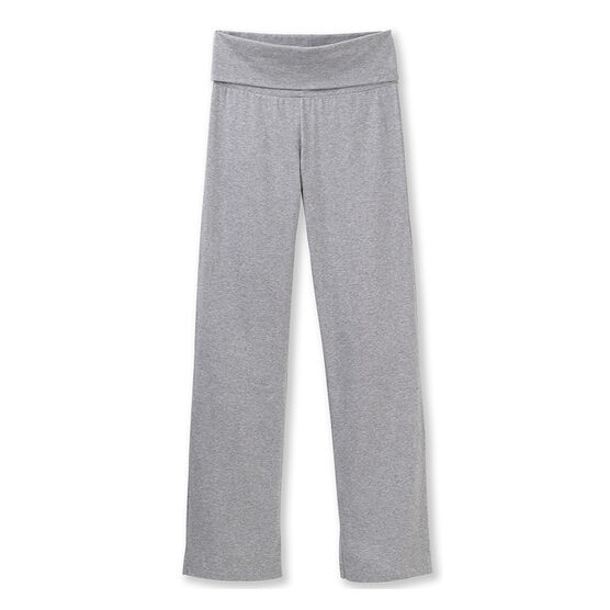 Pantalon danseuse femme en jersey lycra uni gris POUSSIERE CHINE