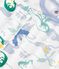 Pyjama enfant en coton manches courtes jambes longues imprim&eacute; blanc/multicouleur