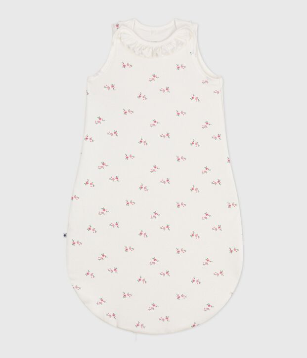 Gigoteuse b&eacute;b&eacute; en coton imprim&eacute; fleuri TOG 1,5 blanc/multicouleur