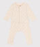 Ensemble bébé deux pièces en coton blanc AVALANCHE/ MULTICO
