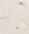 Tee-shirt manches longues en jersey flammé enfant garçon beige MONTELIMAR CHINE