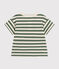 Tee-shirt manches courtes en jersey bébé vert CROCO/ AVALANCHE