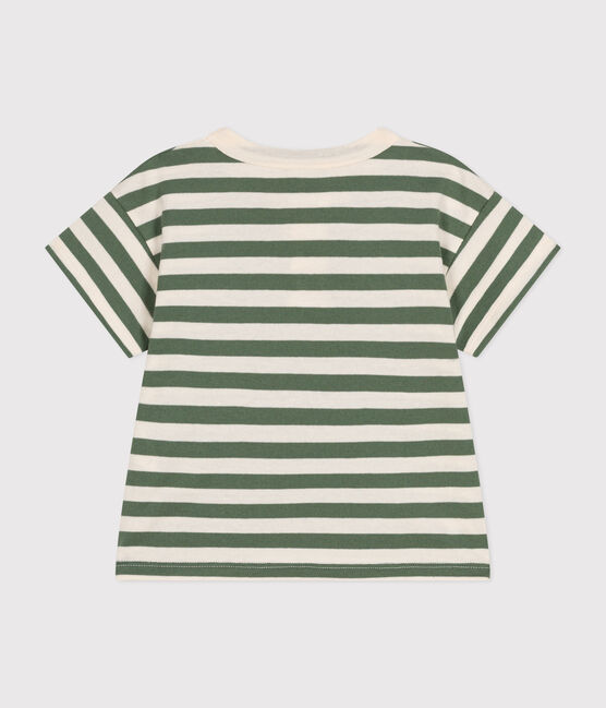 Tee-shirt manches courtes en jersey bébé vert CROCO/ AVALANCHE