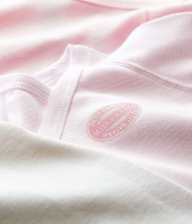 Lot de 3 bodies b&eacute;b&eacute; en coton biologique variante 1