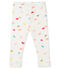 Pantalon bébé fille imprimé blanc MARSHMALLOW/blanc MULTICO