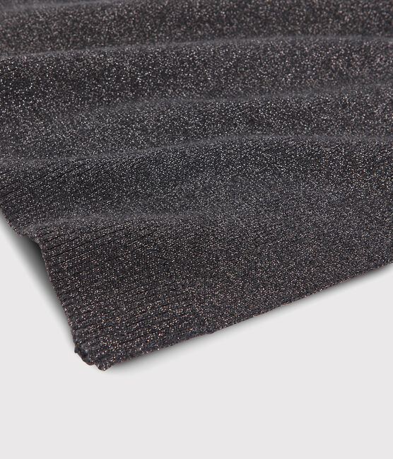 Echarpe brillante Femme noir CITY/gris ARGENT