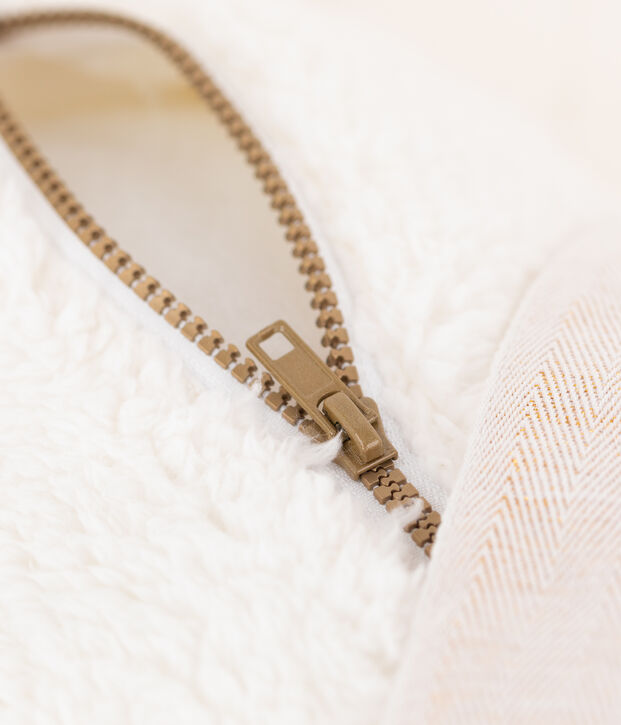 Sac polochon en sherpa blanc