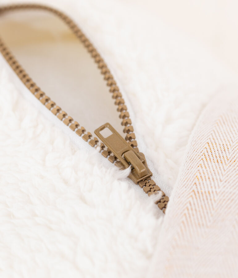 Sac polochon en sherpa blanc