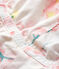 Capeline en popeline imprimé fleuri bébé fille blanc MARSHMALLOW/blanc MULTICO